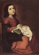 Francisco de Zurbaran The Girlhood of the Virgin Norge oil painting reproduction